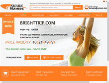 Tablet Screenshot of brighttrip.com